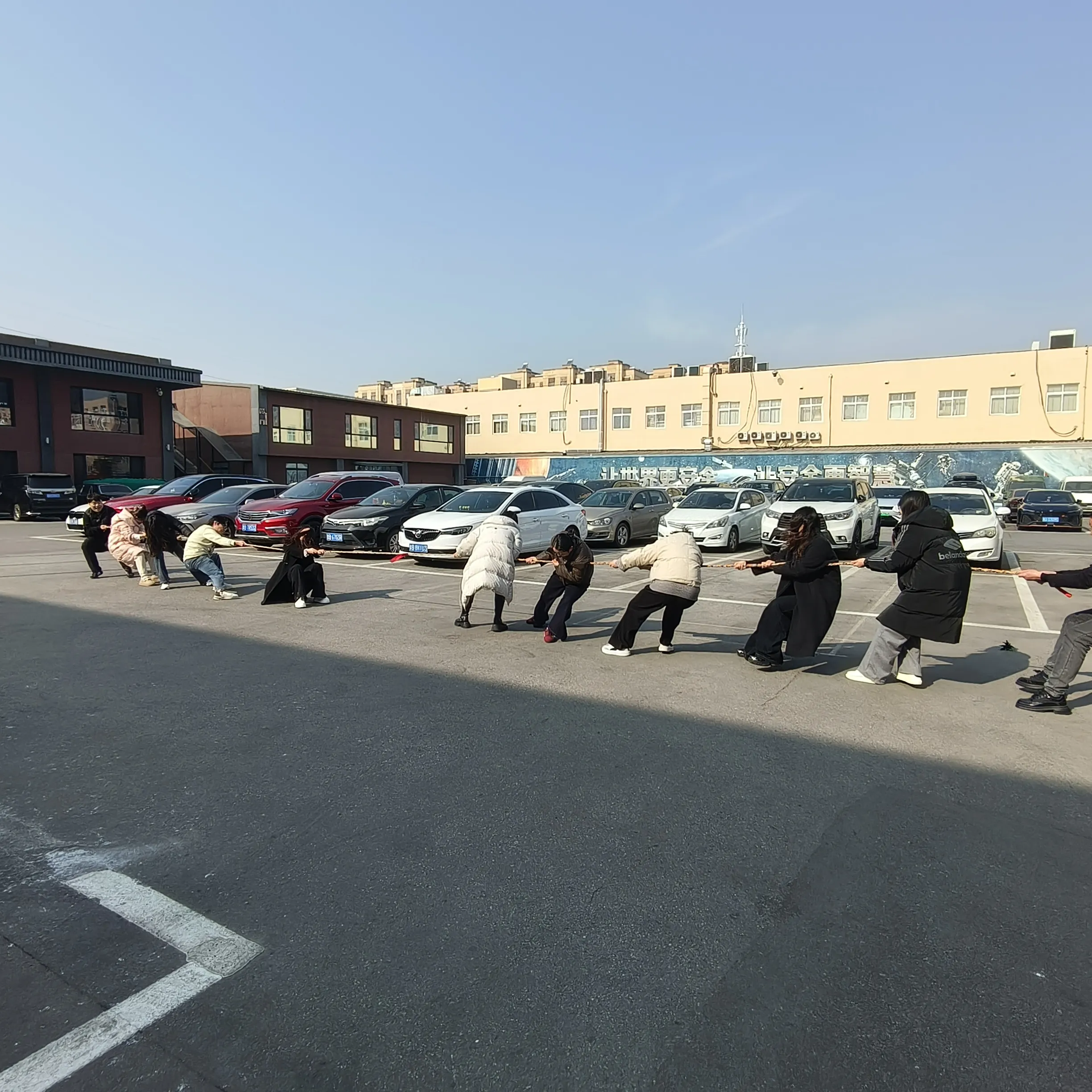 Haozhifeng holder teambuilding-aktivitet