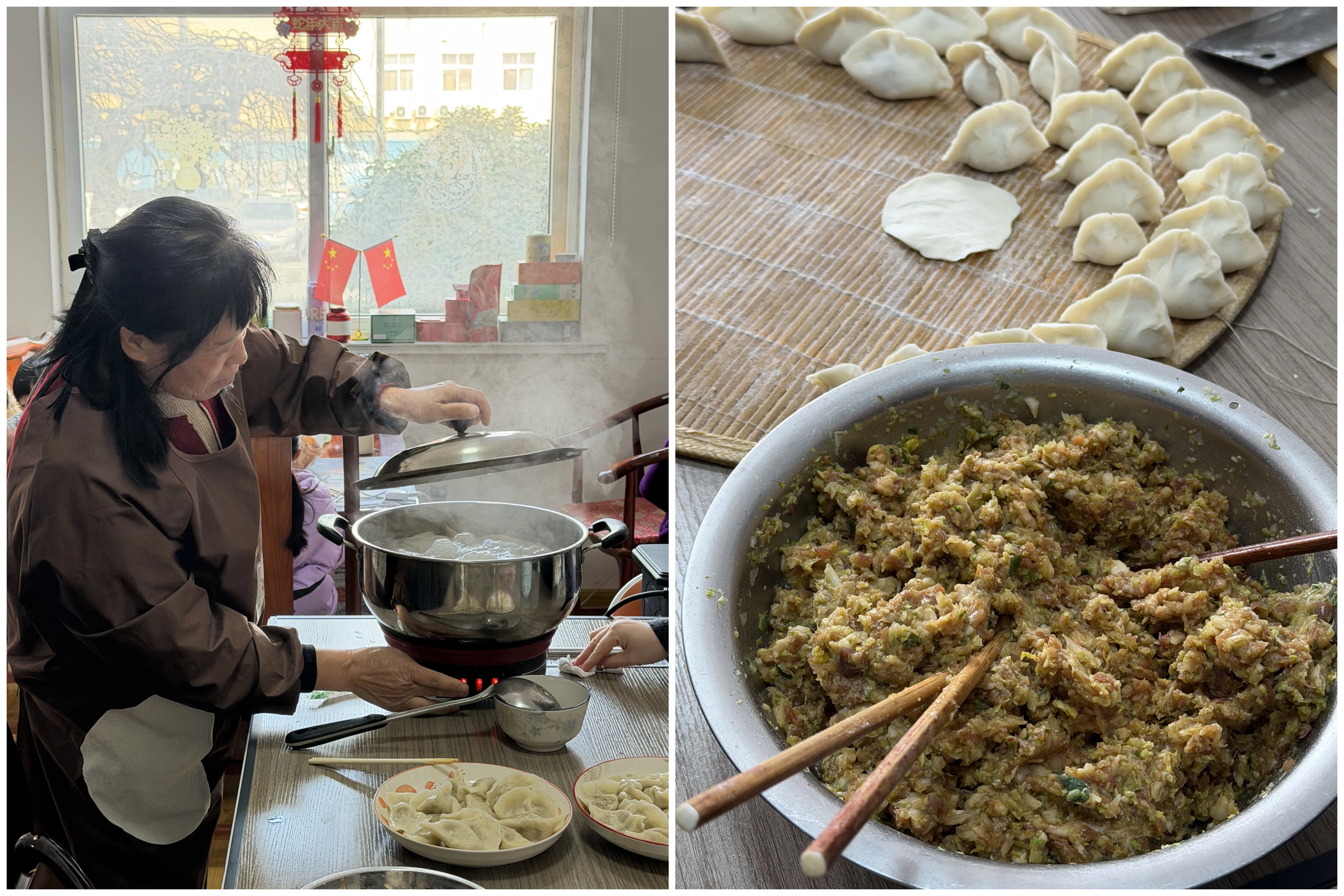 Haozhifeng feirer lite nyttår med dumplingtradisjon