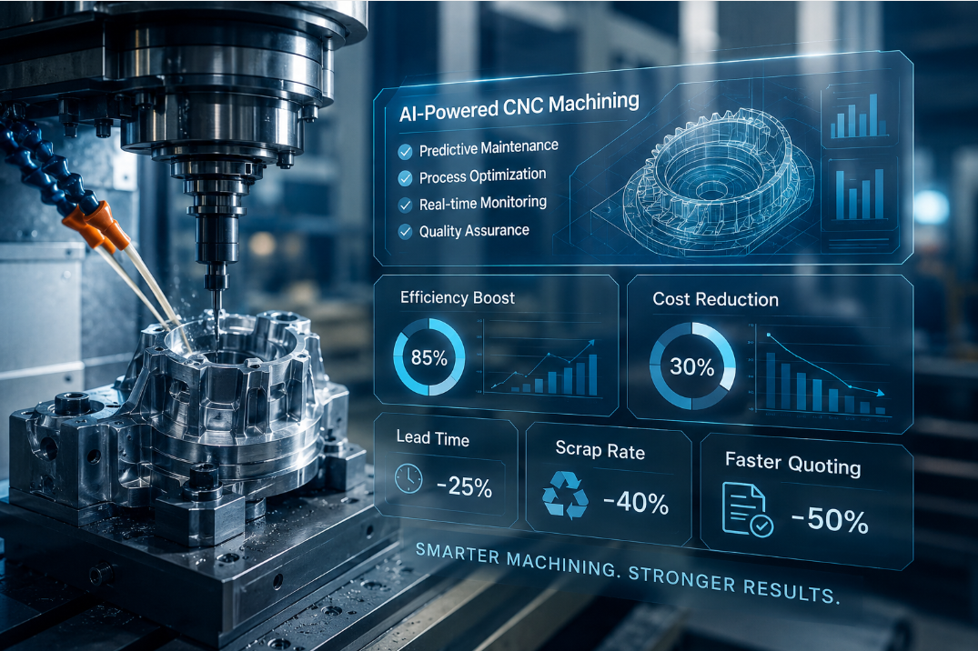 Kan kunstig intelligens gjøre CNC-maskinering raskere og mer kostnadseffektiv?